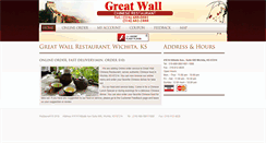 Desktop Screenshot of greatwallwichita.com